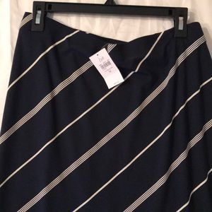 JJill navy blue skirt
